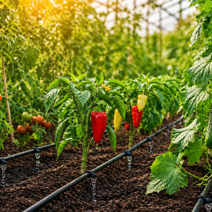 Cum alegi un sistem de irigații prin picurare pentru grădina de legume